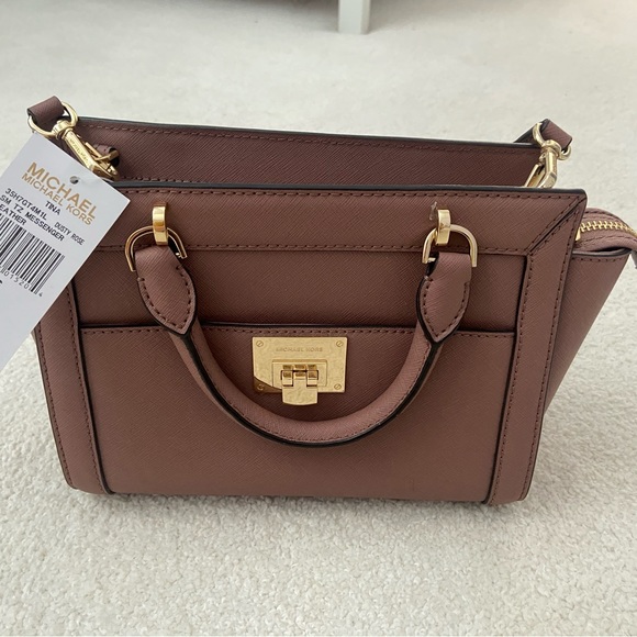 Michael Kors messenger bag Dusty Rose NWT - Picture 5 of 8